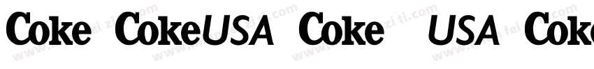 coca cola care ffont kaiti gb1 0字体转换